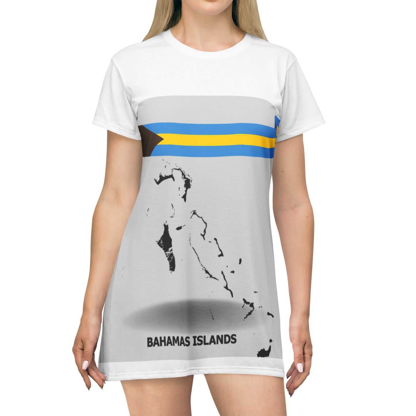 Bahamas T-Shirt Dress (AOP)