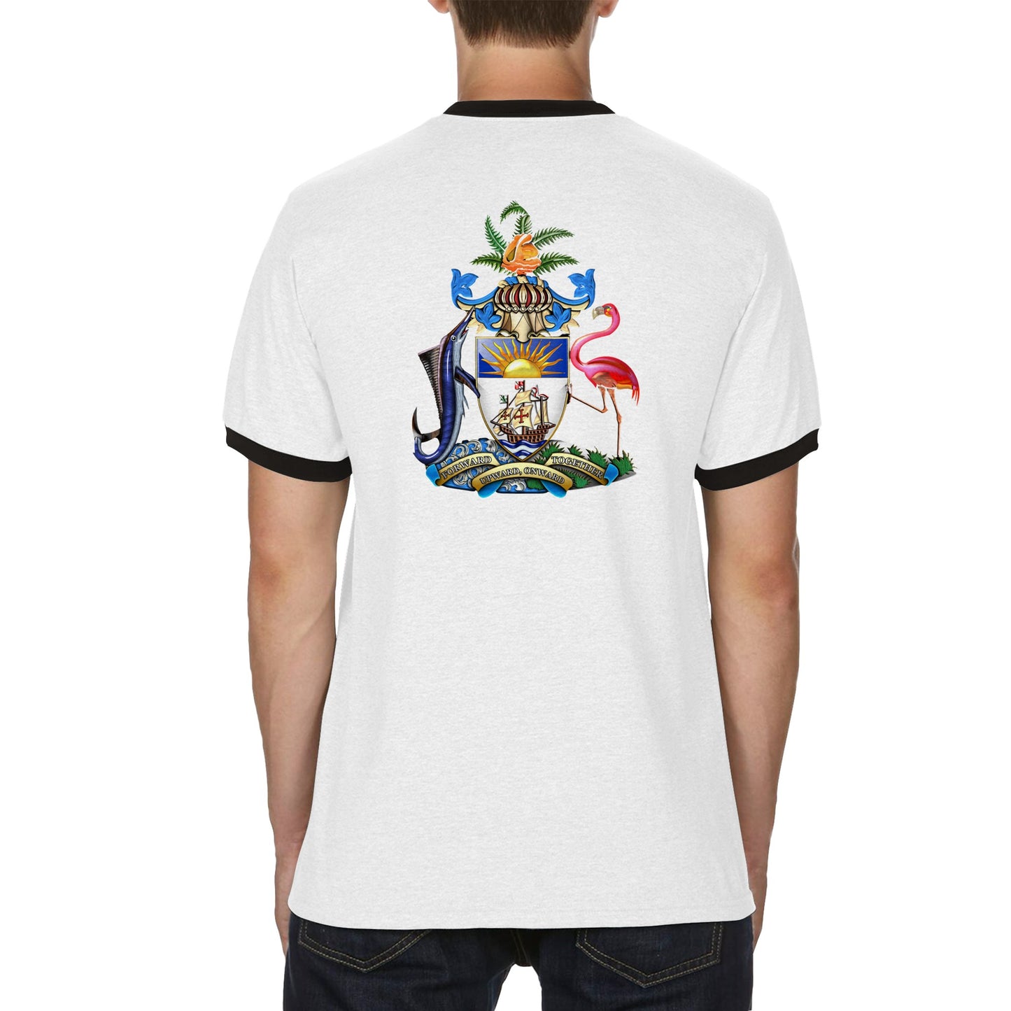 Bahamas CoA T - Unisex Ringer T-shirt
