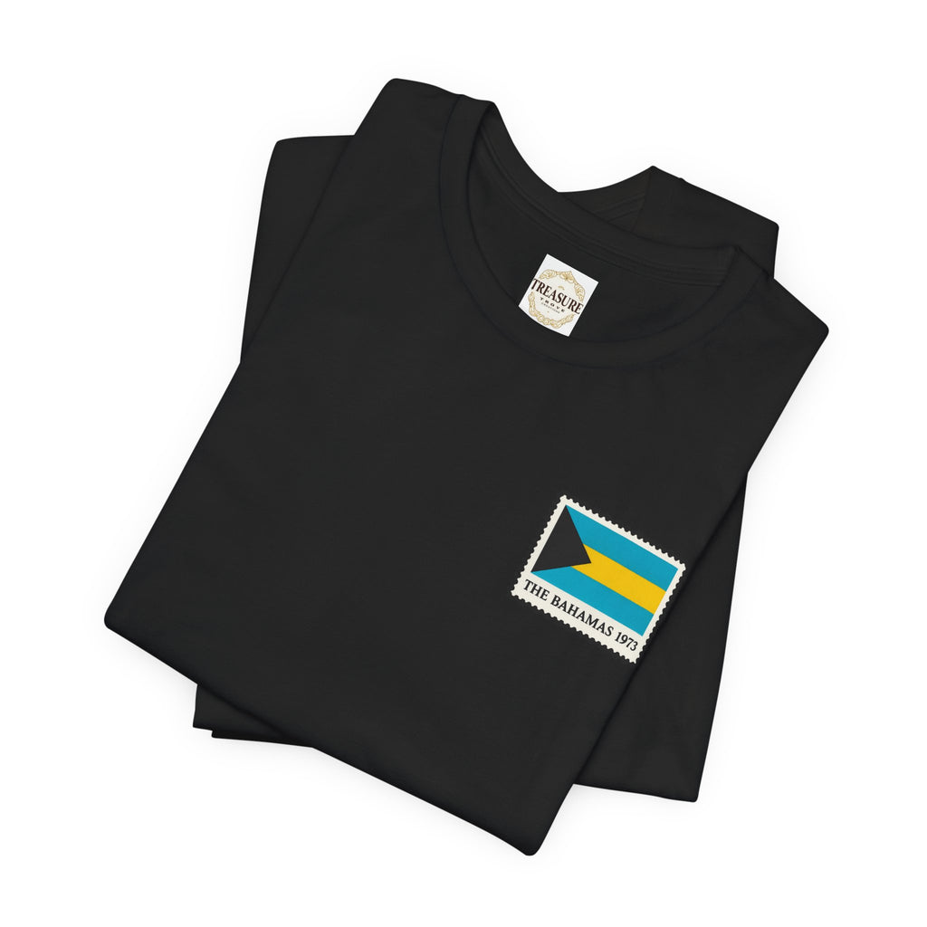 Nassau Bahamas Flag T‑Shirt — Nassau Island Map Tee