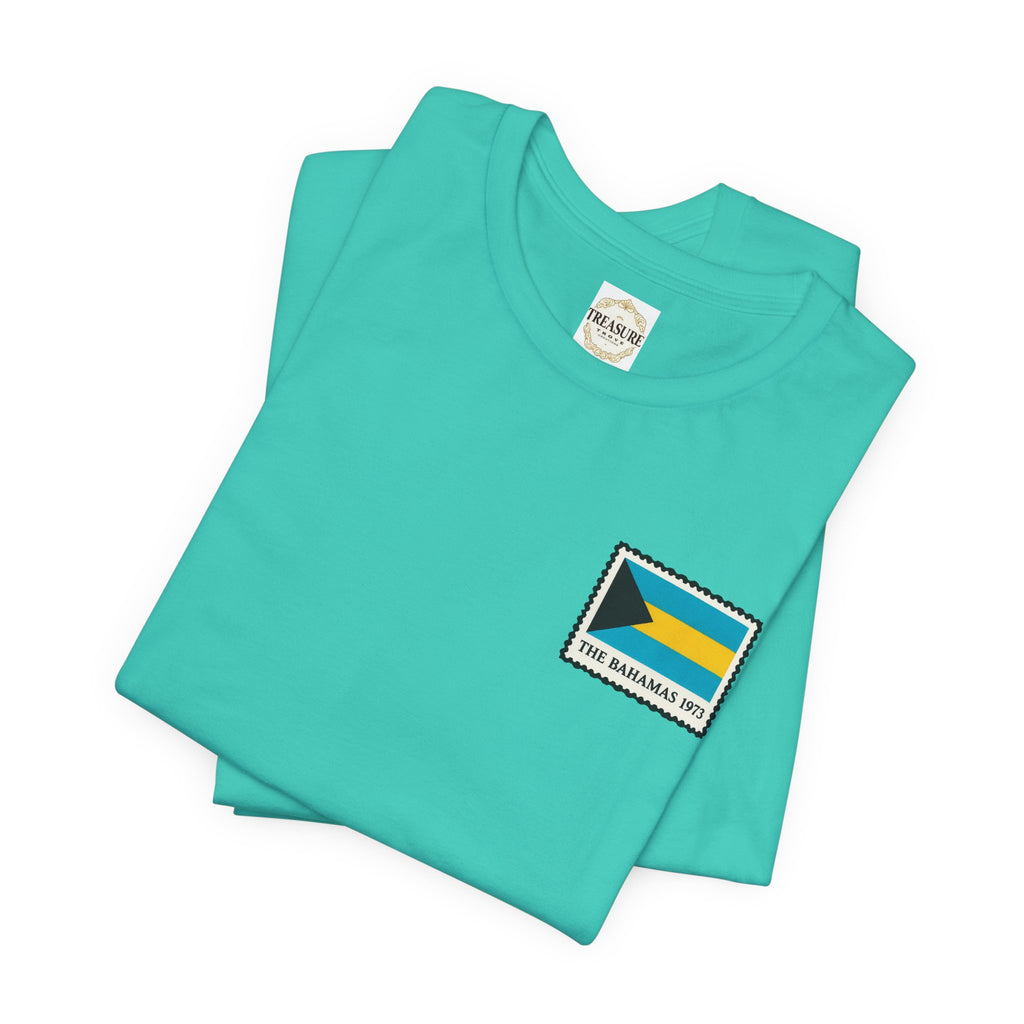 Nassau Bahamas Flag T‑Shirt — Nassau Island Map Tee