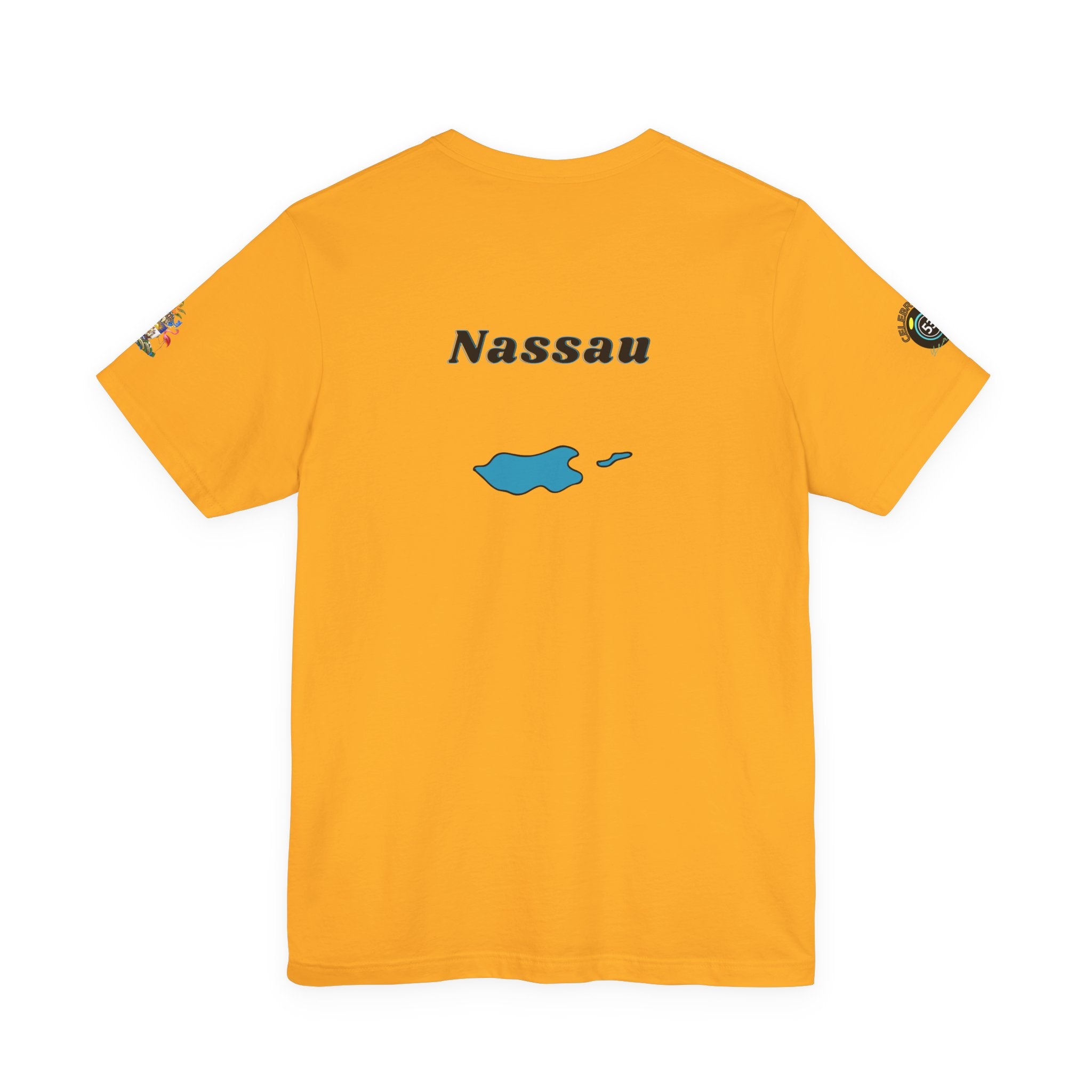 Nassau Bahamas Flag T‑Shirt — Nassau Island Map Tee