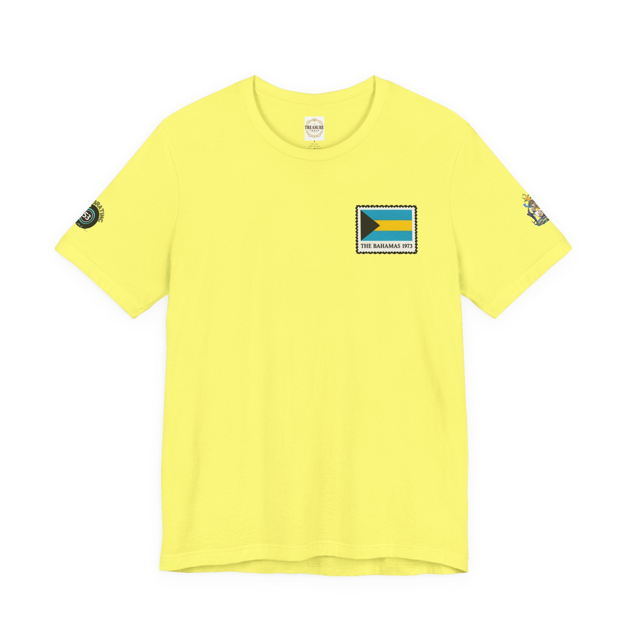 Nassau Bahamas Flag T‑Shirt — Nassau Island Map Tee