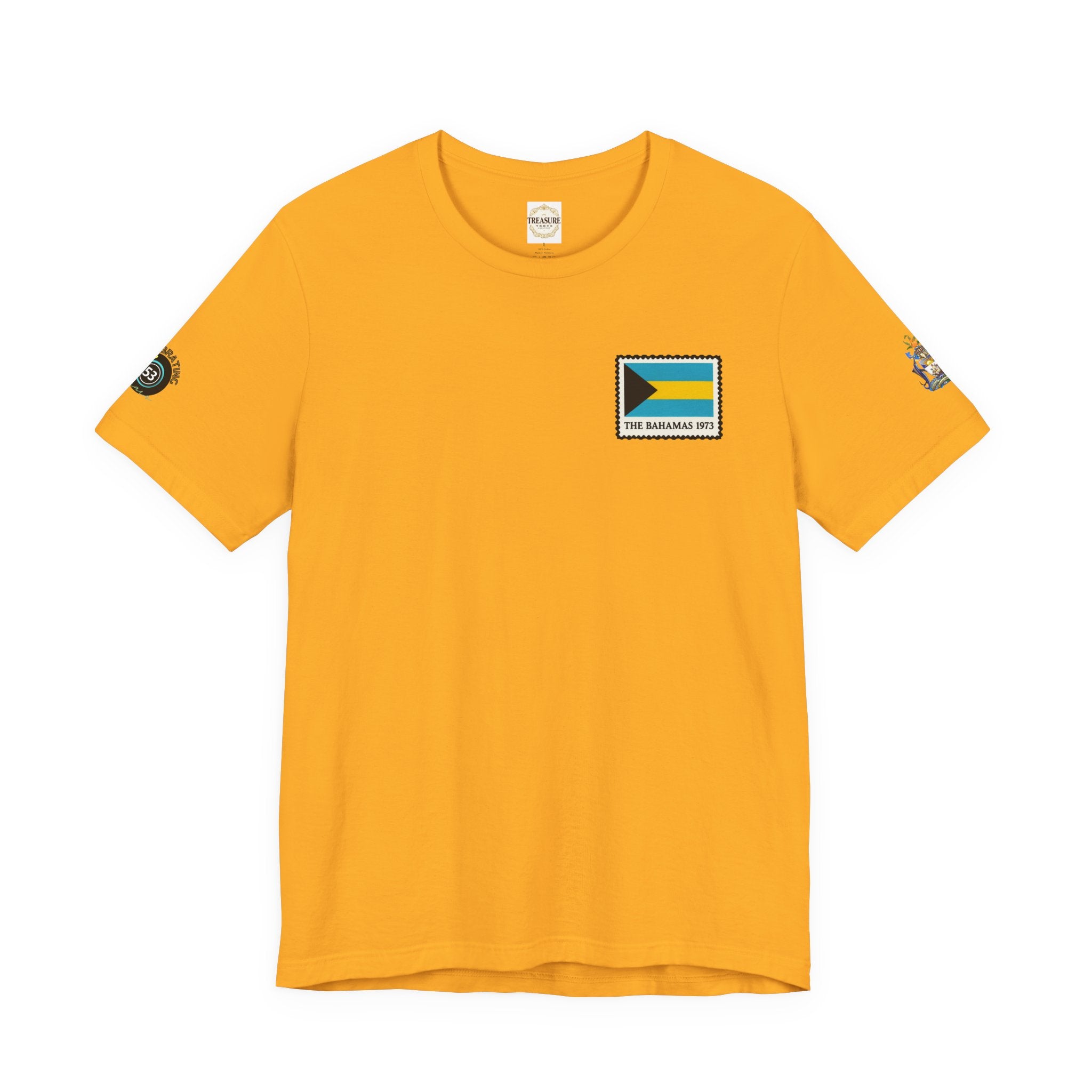 Nassau Bahamas Flag T‑Shirt — Nassau Island Map Tee