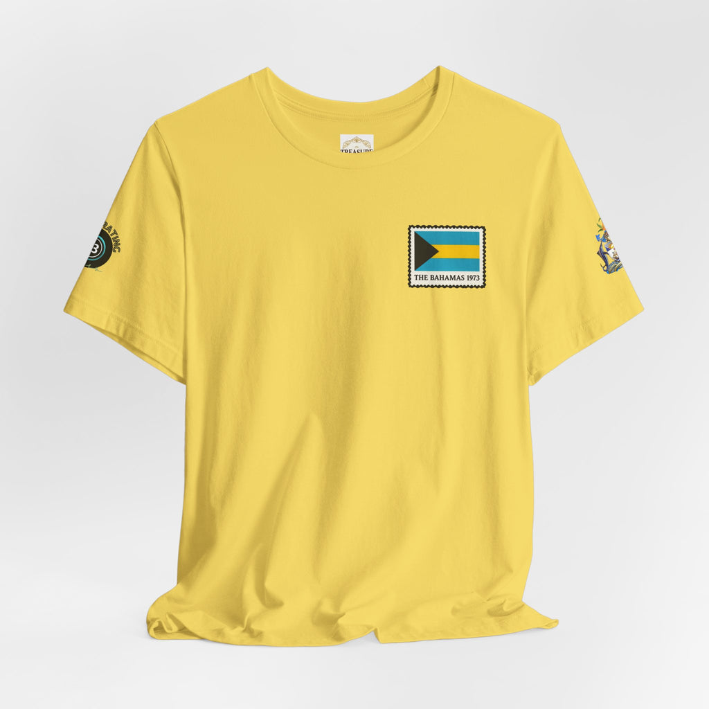 Nassau Bahamas Flag T‑Shirt — Nassau Island Map Tee