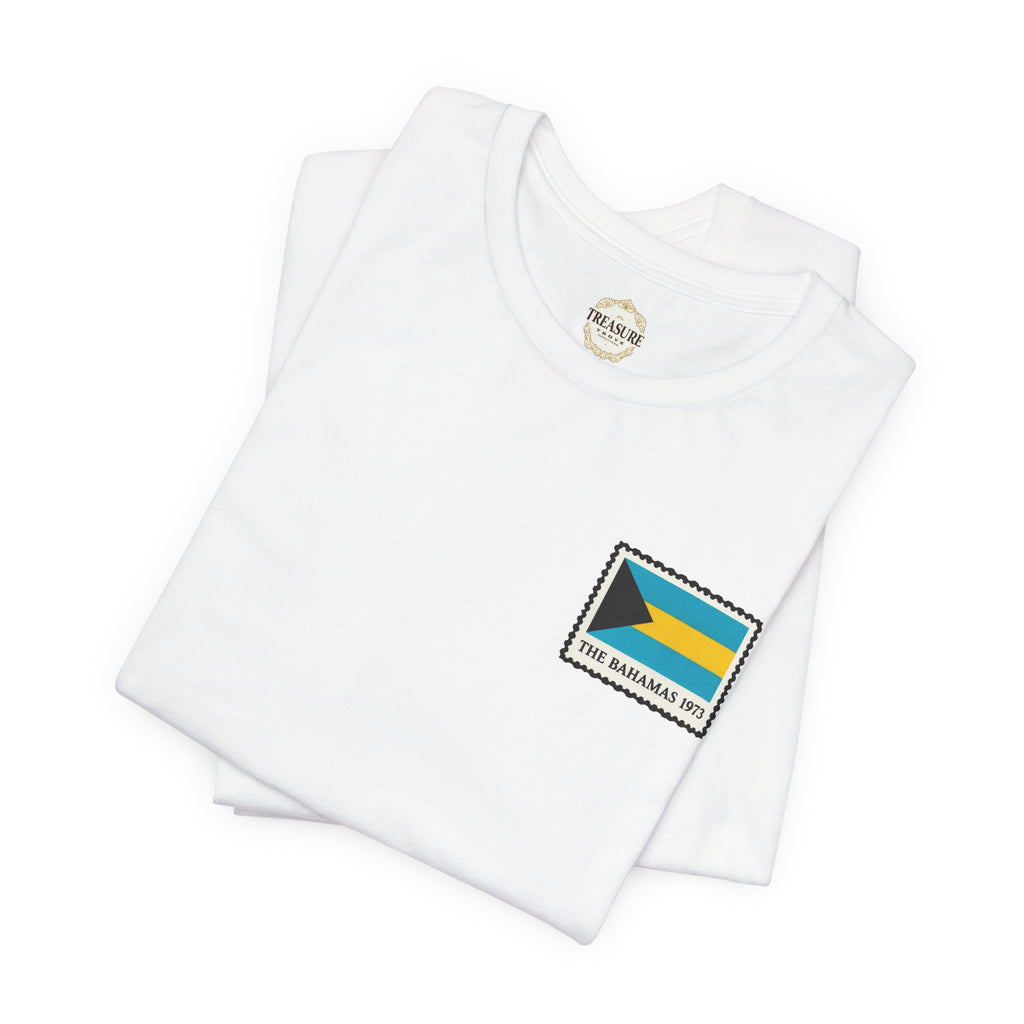 Nassau Bahamas Flag T‑Shirt — Nassau Island Map Tee