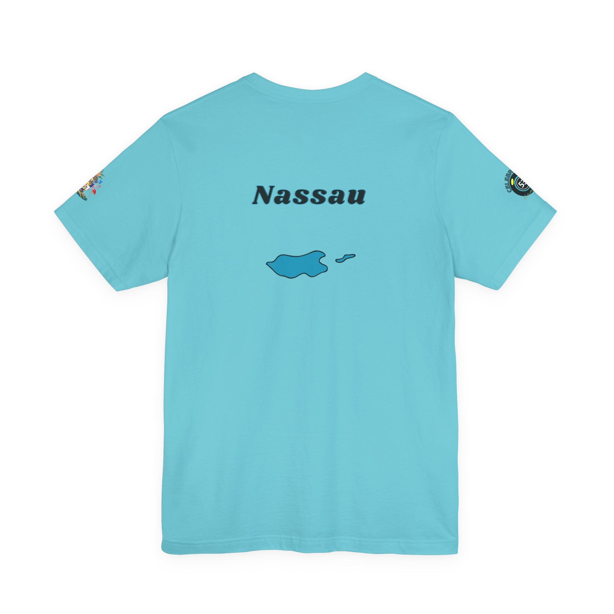 Nassau Bahamas Flag T‑Shirt — Nassau Island Map Tee