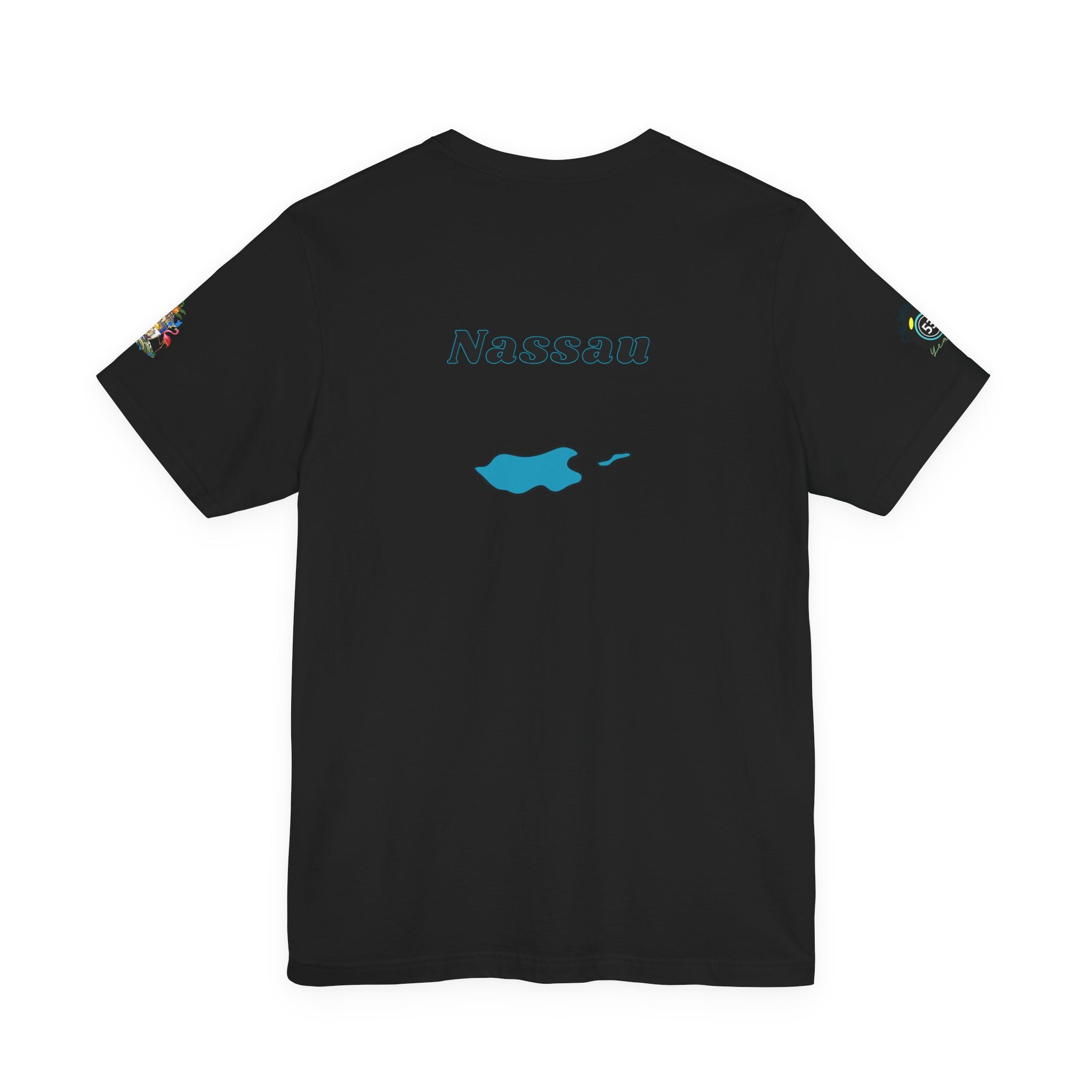 Nassau Bahamas Flag T‑Shirt — Nassau Island Map Tee