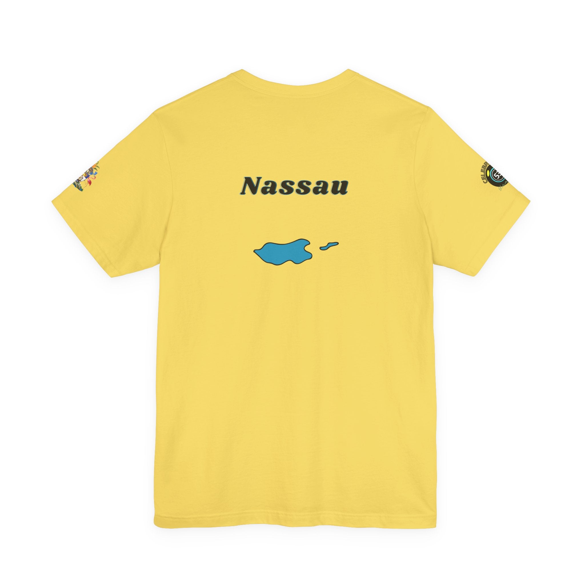 Nassau Bahamas Flag T‑Shirt — Nassau Island Map Tee