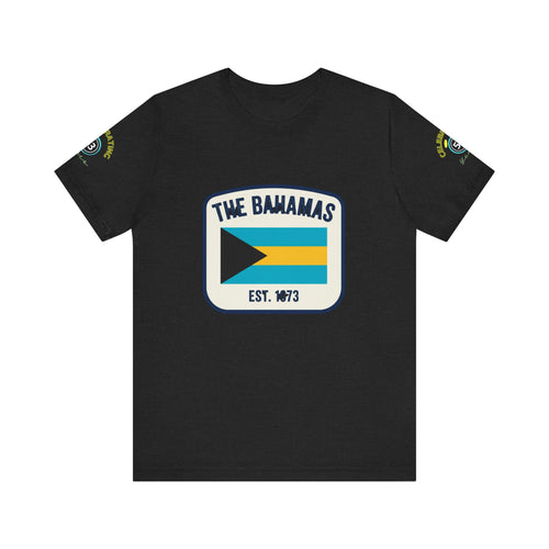 Camiseta con la bandera de Bahamas