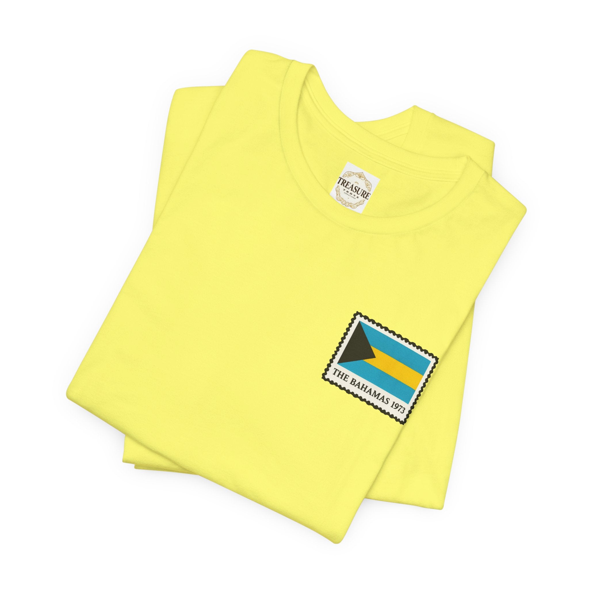 Nassau Bahamas Flag T‑Shirt — Nassau Island Map Tee