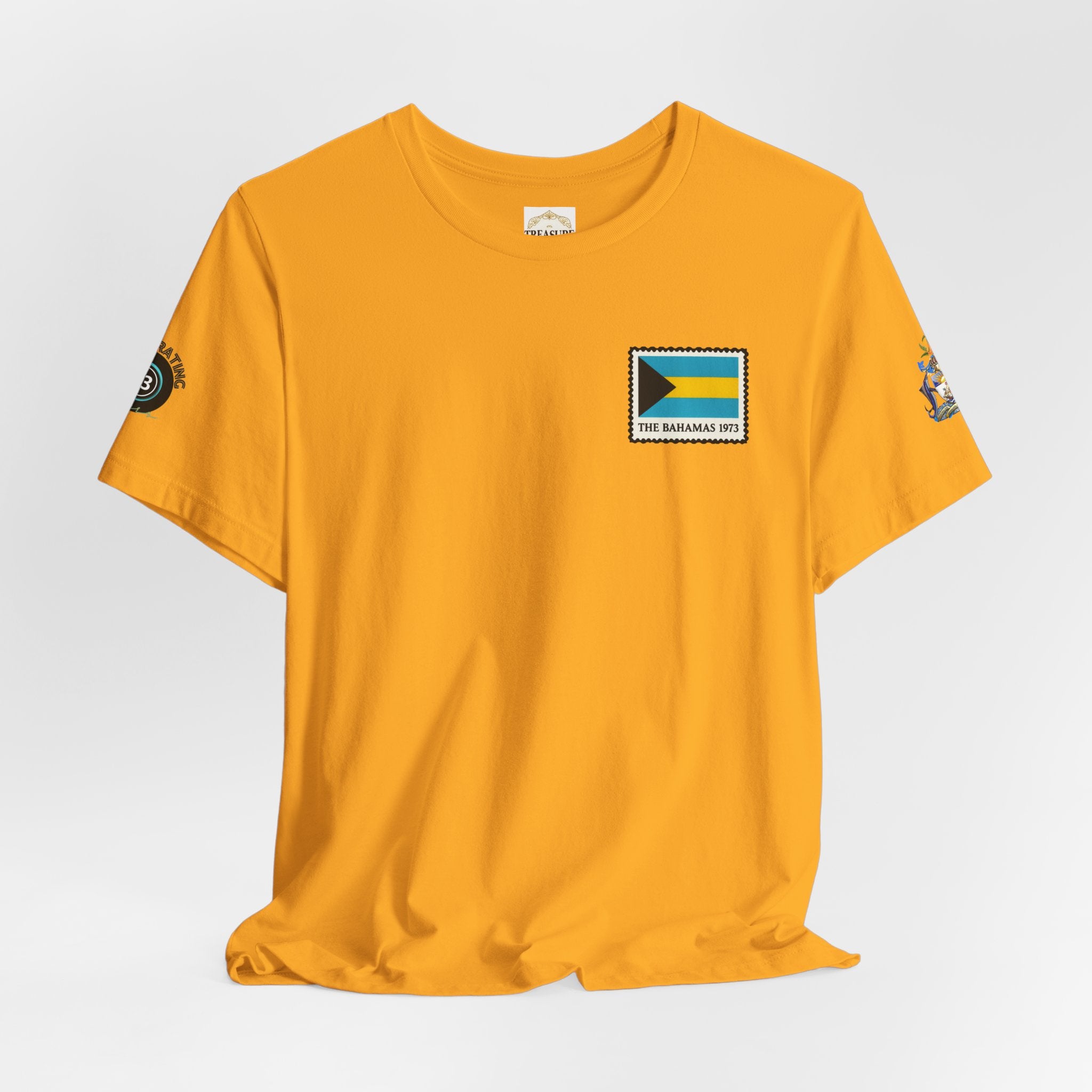 Nassau Bahamas Flag T‑Shirt — Nassau Island Map Tee