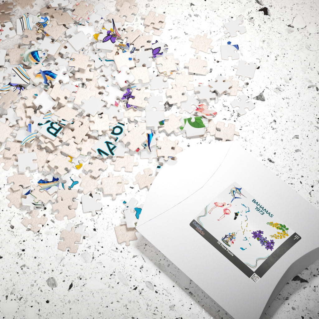Bahamas 1973 with National Symbols Jigsaw Puzzle (110–1014 pcs)