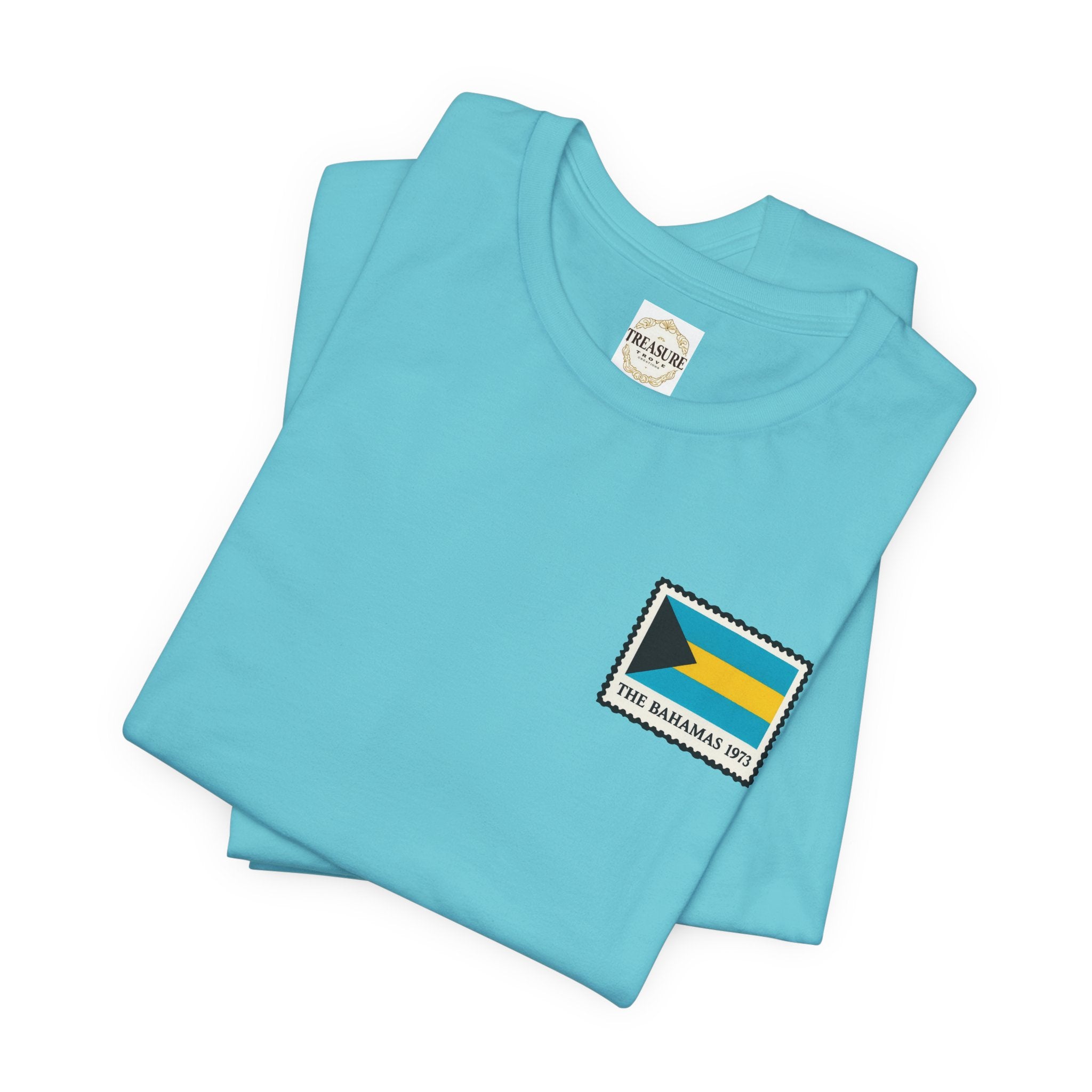 Nassau Bahamas Flag T‑Shirt — Nassau Island Map Tee