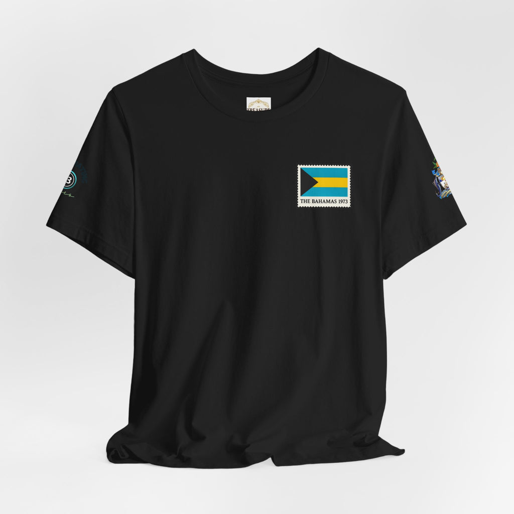Nassau Bahamas Flag T‑Shirt — Nassau Island Map Tee