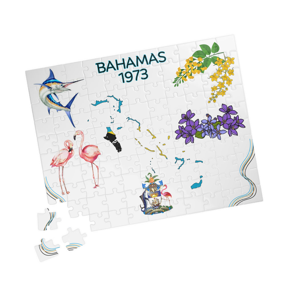 Bahamas 1973 with National Symbols Jigsaw Puzzle (110–1014 pcs)