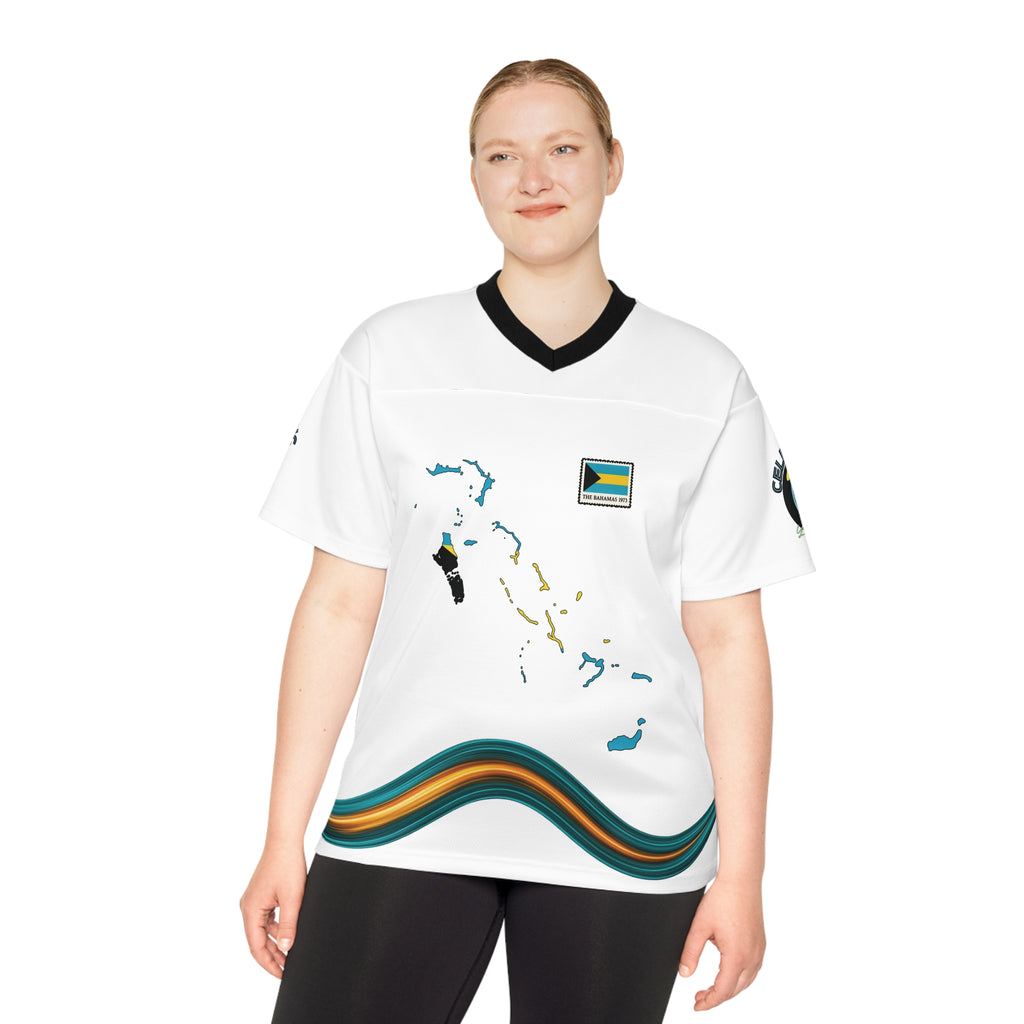 Bahamas Football Jersey — "In God We Trust" National Soccer Shirt