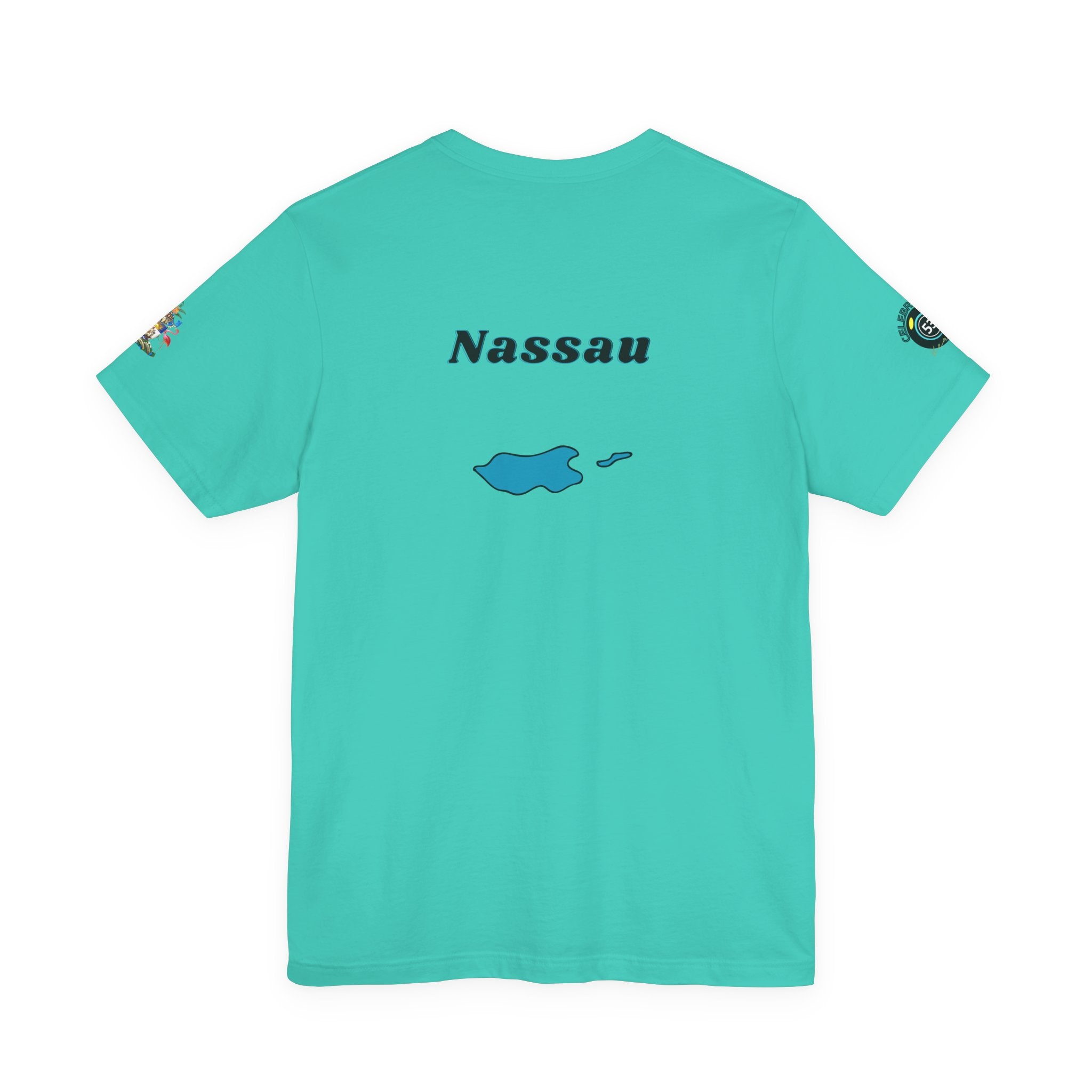 Nassau Bahamas Flag T‑Shirt — Nassau Island Map Tee