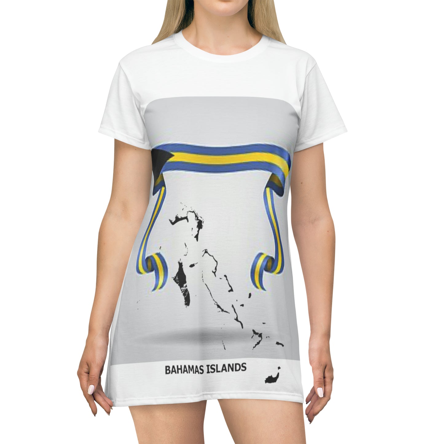 242 Flag T-Shirt Dress (AOP)