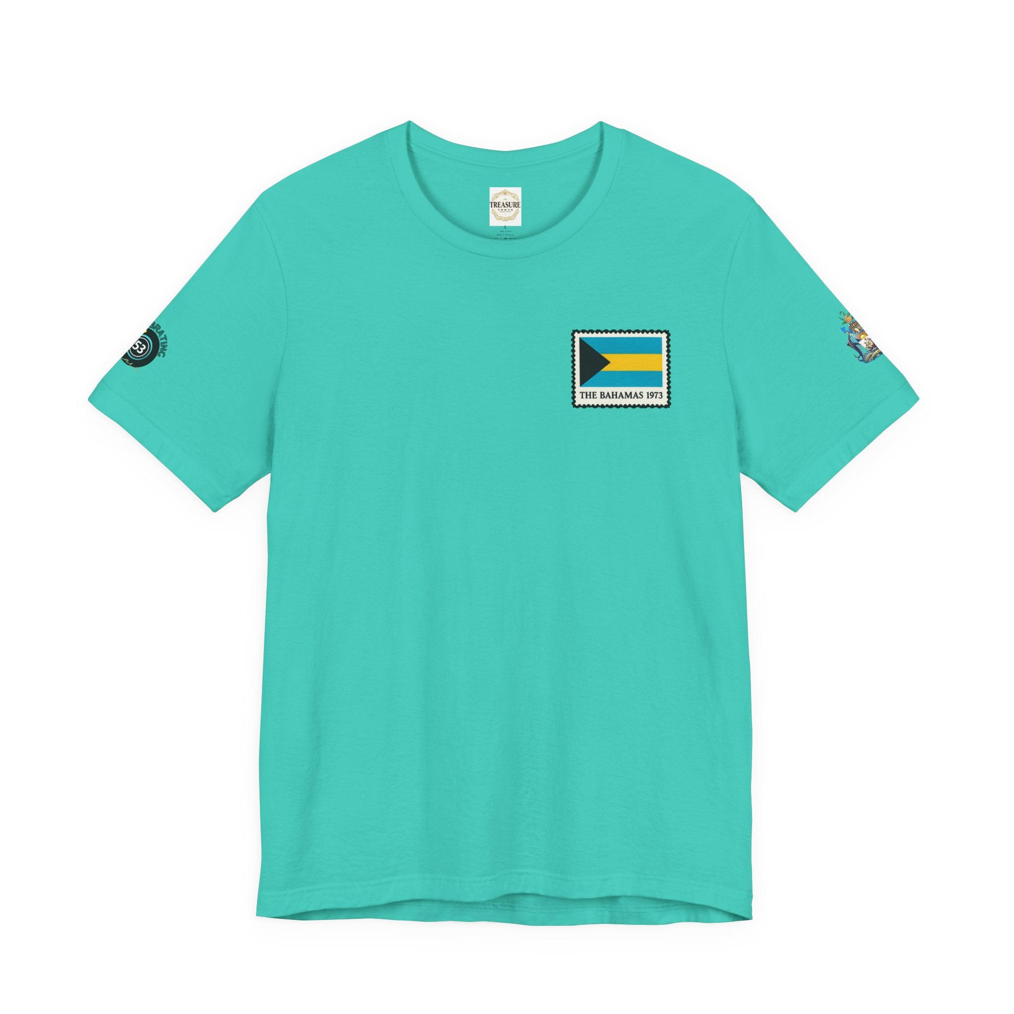 Nassau Bahamas Flag T‑Shirt — Nassau Island Map Tee