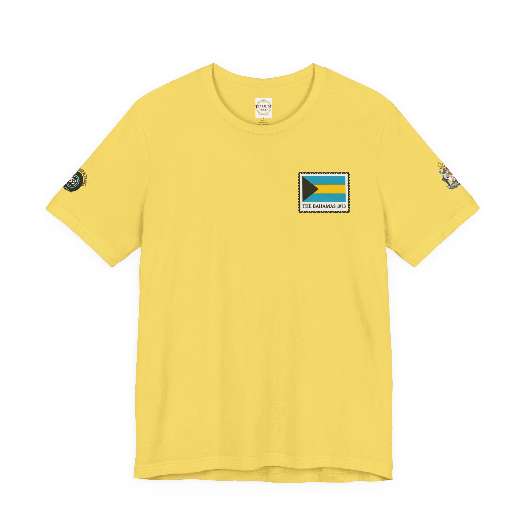 Nassau Bahamas Flag T‑Shirt — Nassau Island Map Tee