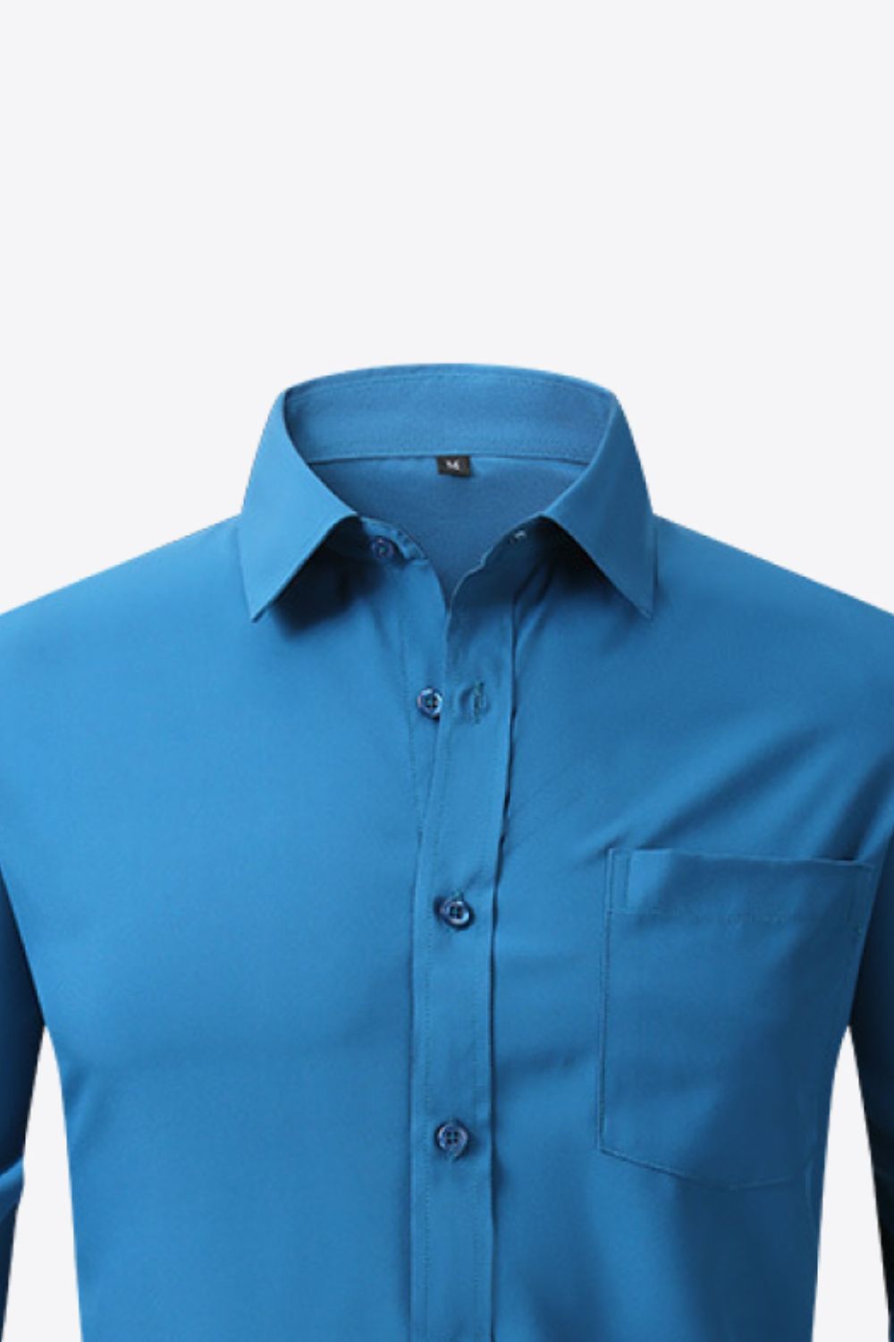 Collared Long-Sleeve Pocket Shirt