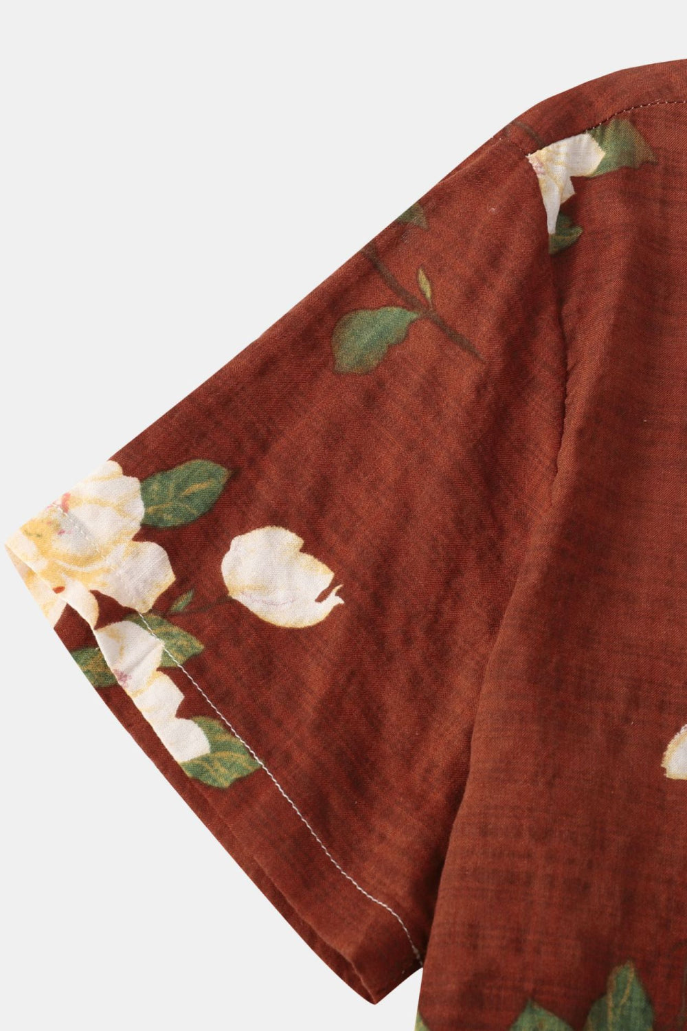 Floral Button Front Shirt