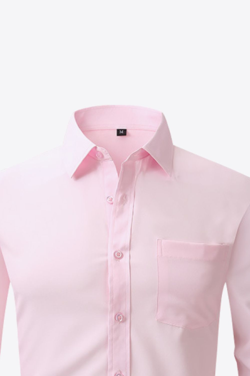 Collared Long-Sleeve Pocket Shirt