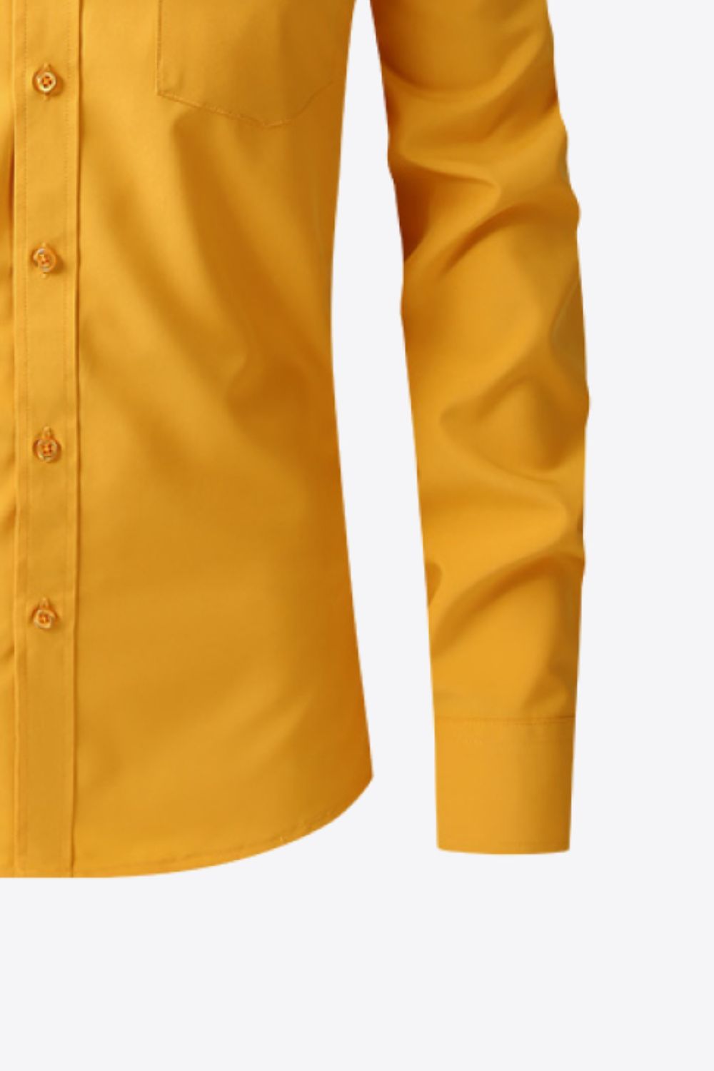 Collared Long-Sleeve Pocket Shirt