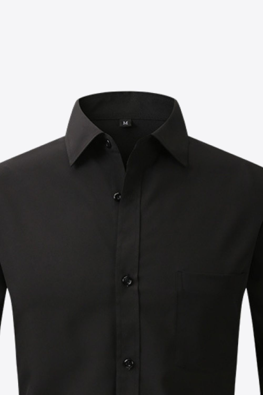 Collared Long-Sleeve Pocket Shirt