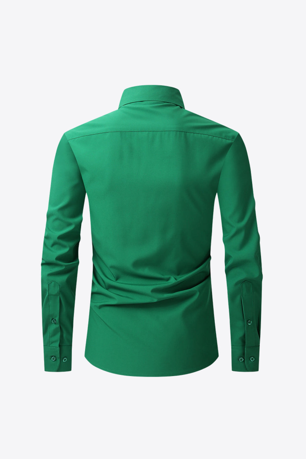 Collared Long-Sleeve Pocket Shirt