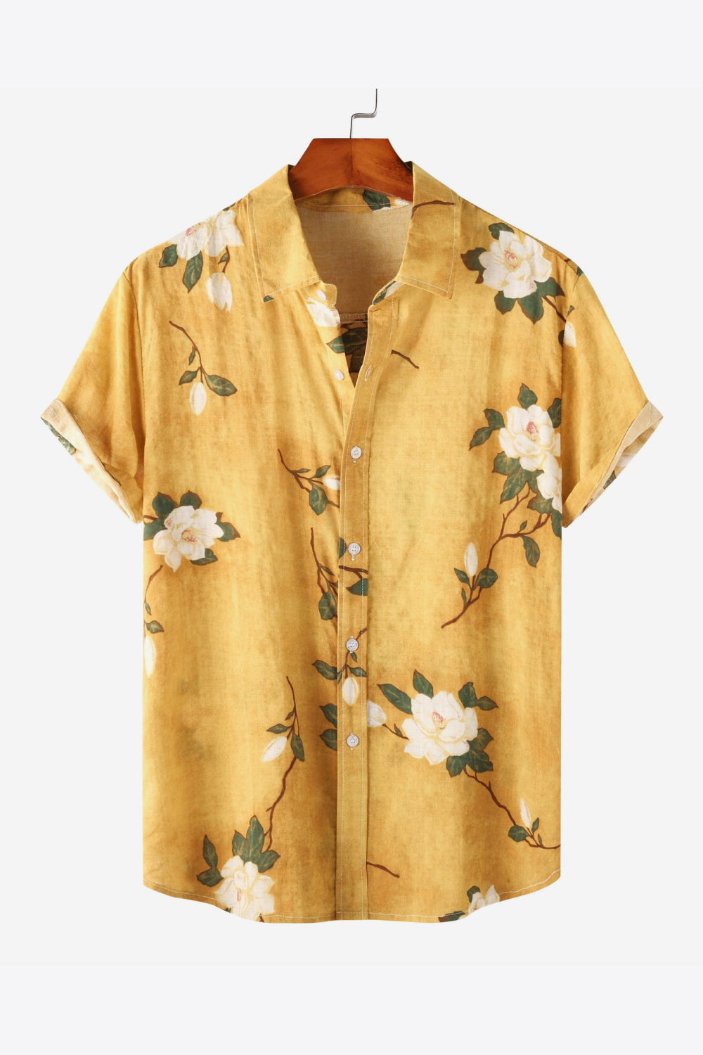 Floral Button Front Shirt