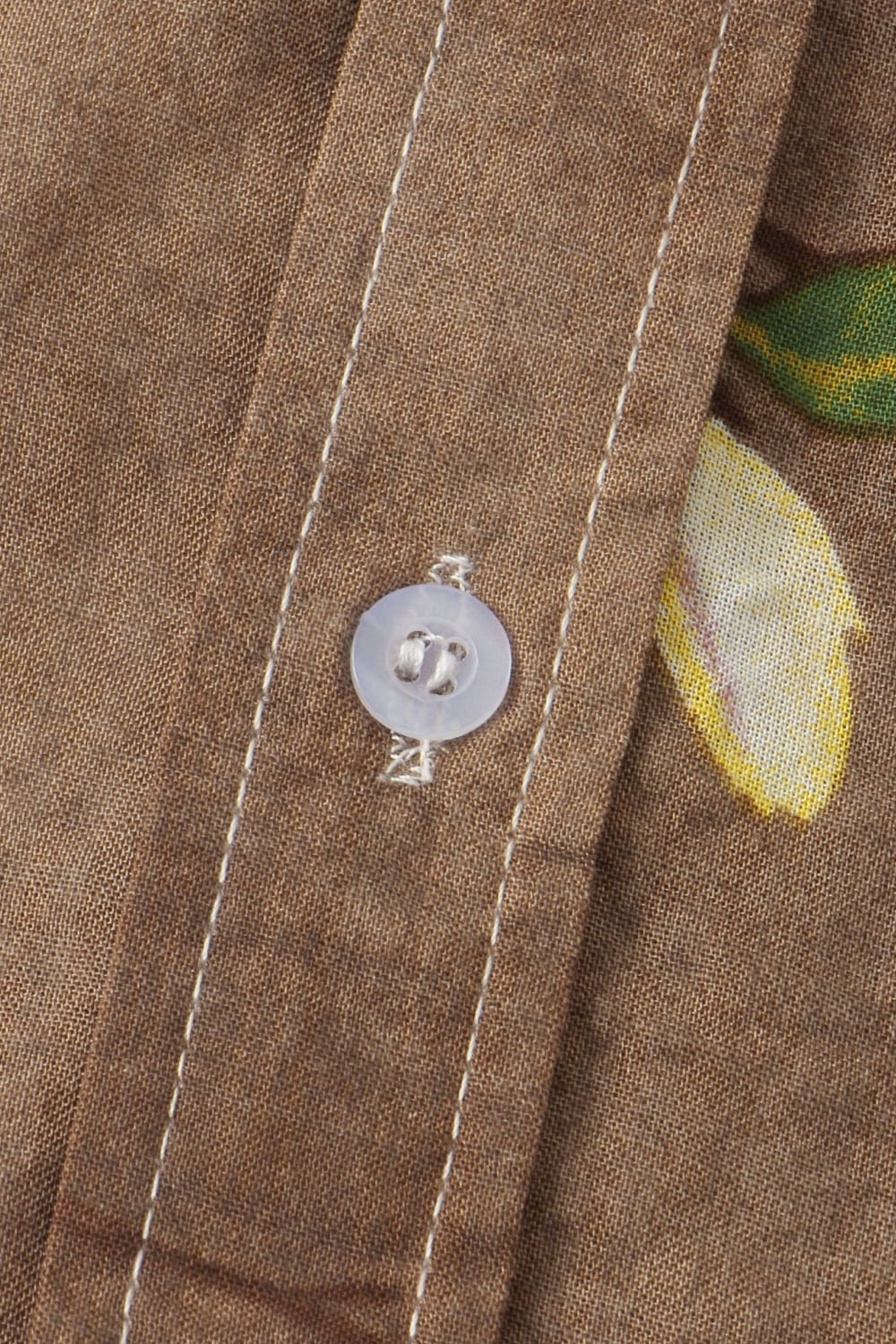 Floral Button Front Shirt