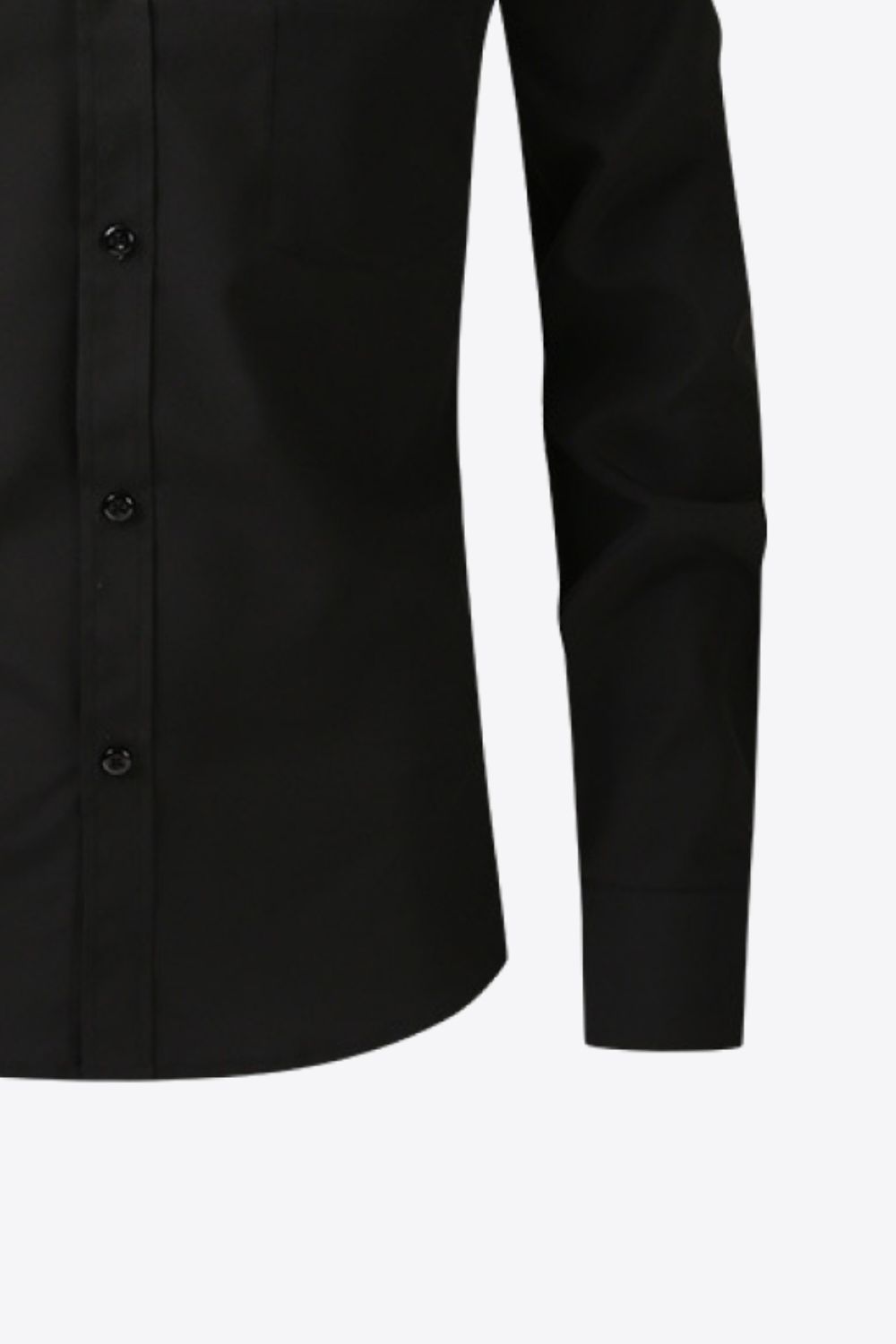 Collared Long-Sleeve Pocket Shirt