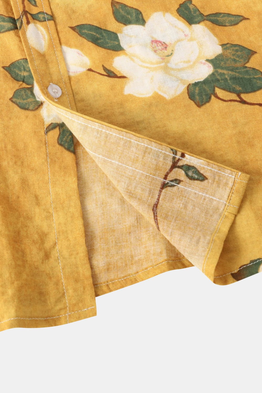 Floral Button Front Shirt