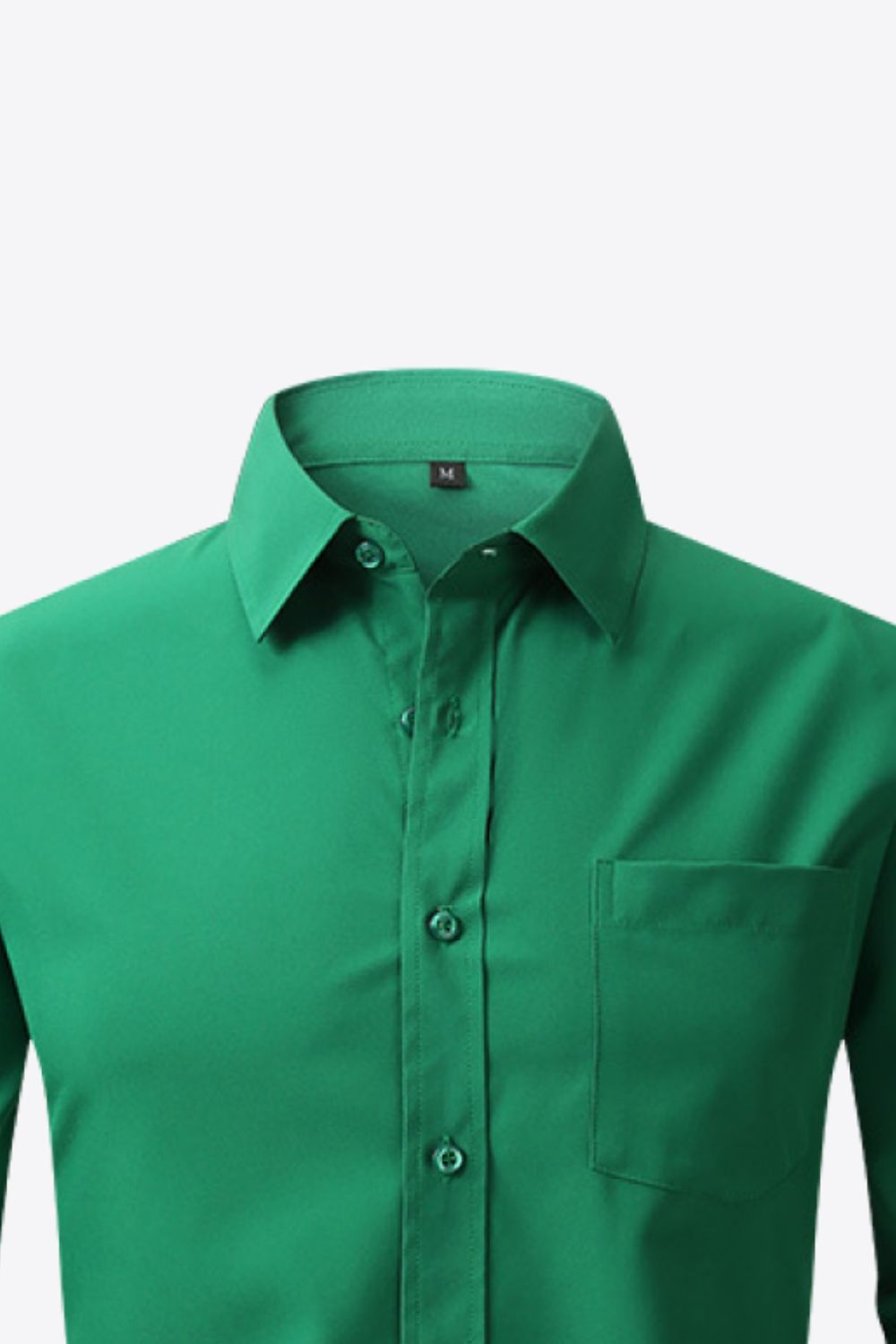 Collared Long-Sleeve Pocket Shirt