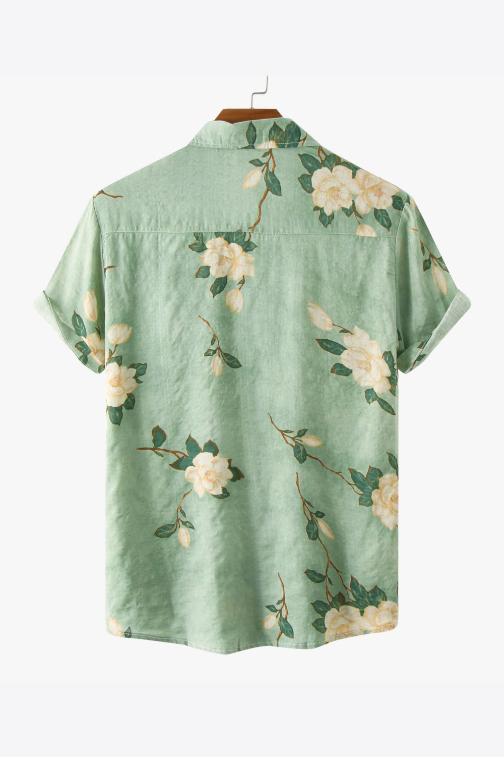 Floral Button Front Shirt