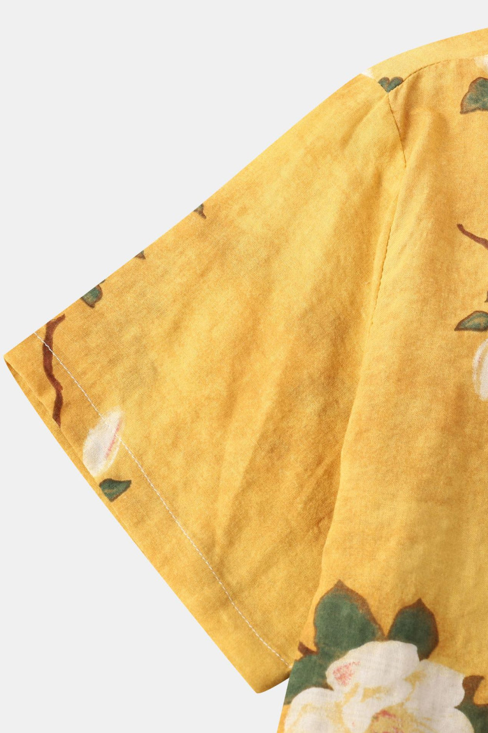 Floral Button Front Shirt