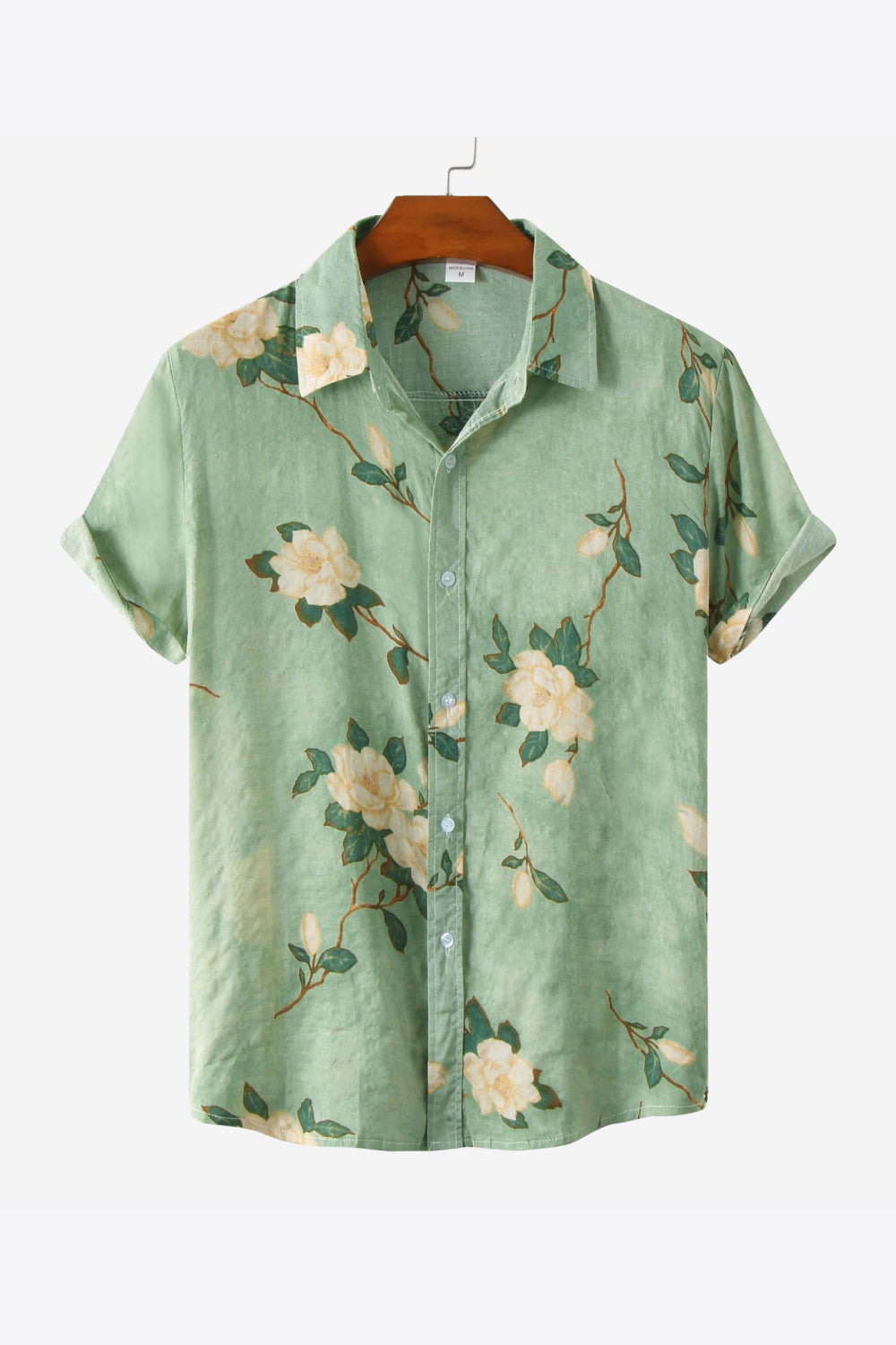 Floral Button Front Shirt